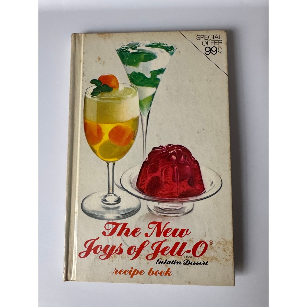 The New‎ Joys of Jell-O Recipe Book 1974 Hardcover General Foods Vintage